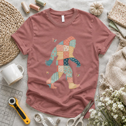 Patchwork Bigfoot T-shirt