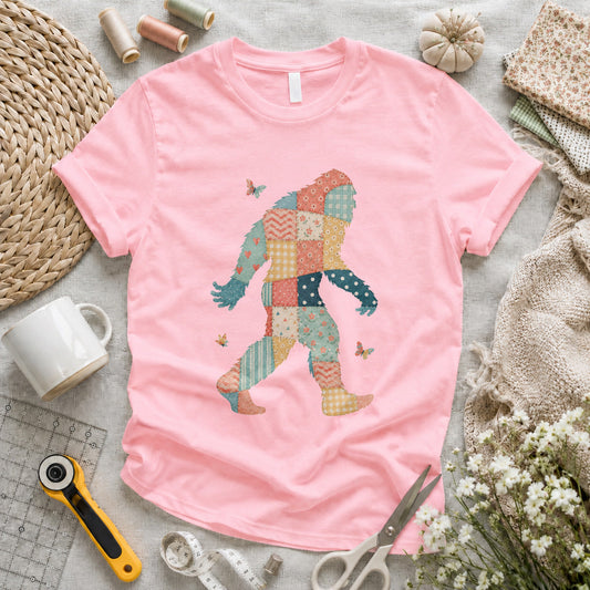 Patchwork Bigfoot T-shirt