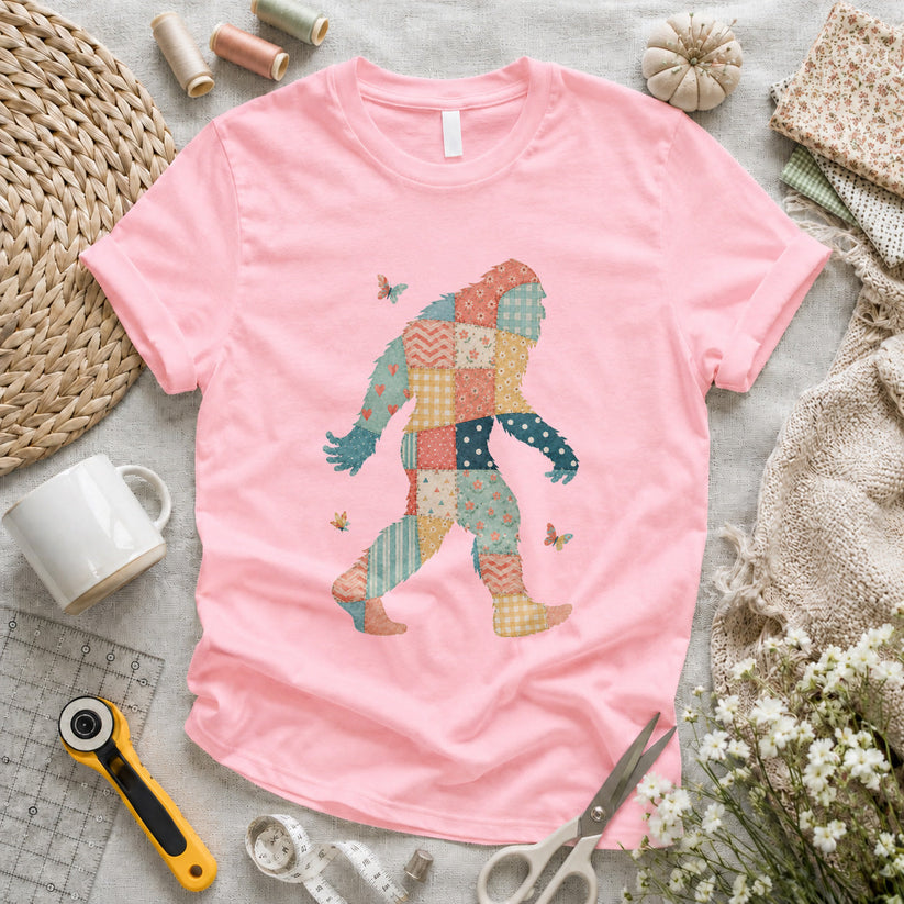 Patchwork Bigfoot T-shirt