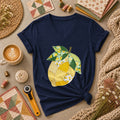 Patchwork Lemon Fruit Quilter Women's V-Neck