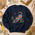 Patchwork Quilt Cat And Mouse Long Sleeve