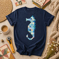 Patchwork Quilt Seahorse T-Shirt
