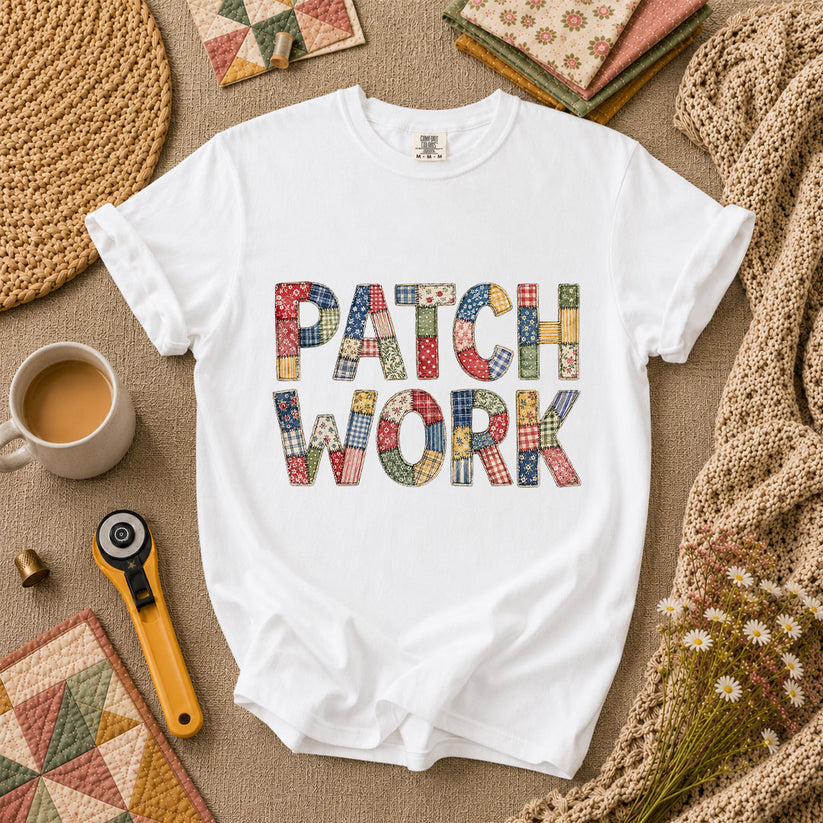 Patchwork T-Shirt - White