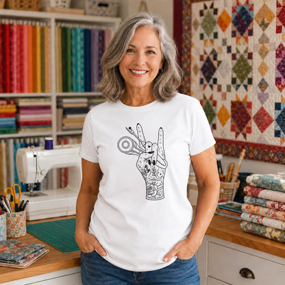Peace Sewing Tools T-shirt
