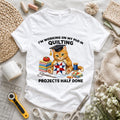 PhD In Quilting Cat T-shirt