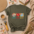 Piece Love Quilt Peace Quilting T-Shirt