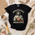 Pieced With Grace Quilted In Faith T-Shirt