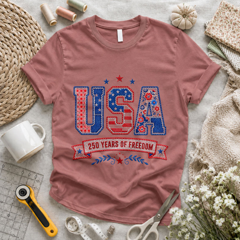 Proudly Binding Our Country USA Map Quilted - Pink view 2
