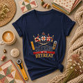 Queen Of The Retreat Quilter Women's V-Neck