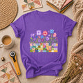 Quilt Block Flower Garden T-Shirt