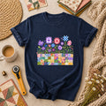Quilt Block Flower Garden T-Shirt