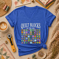 Quilt Blocks Of The USA Women's V-Neck