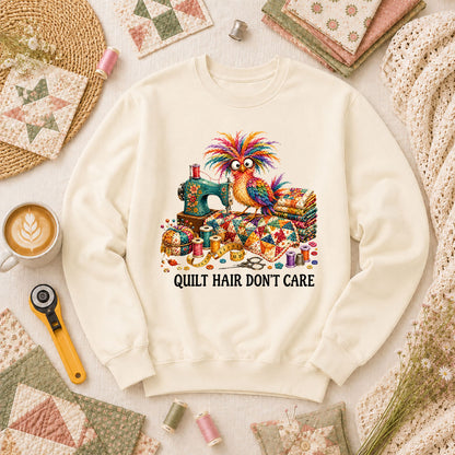 Quilt Hair Don't Care Wild Bird Long Sleeve - Natural