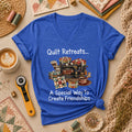 Quilt Retreats A Special Way To Create Friendships Singer Machine Women's V-Neck
