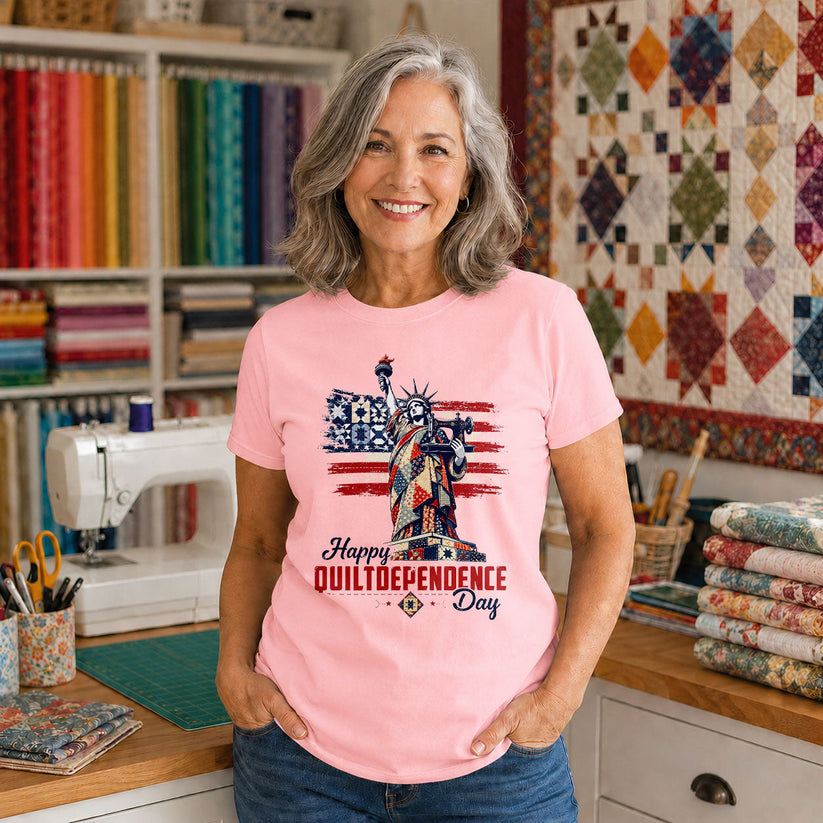 Quiltdependence Day Statue of Liberty - Black view 3