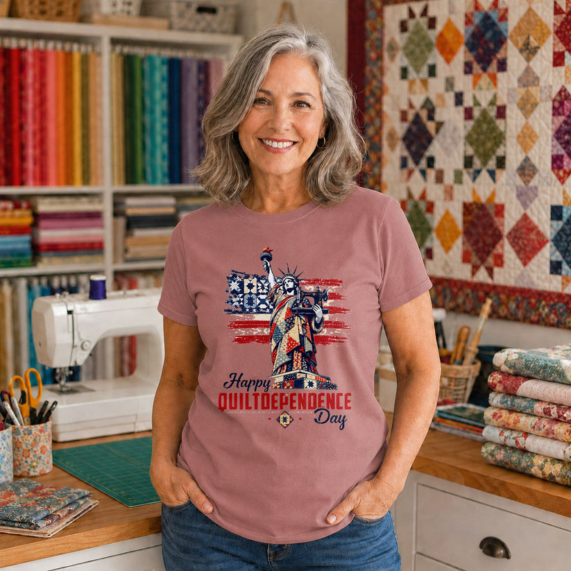 Quiltdependence Day Statue of Liberty - Black view 4