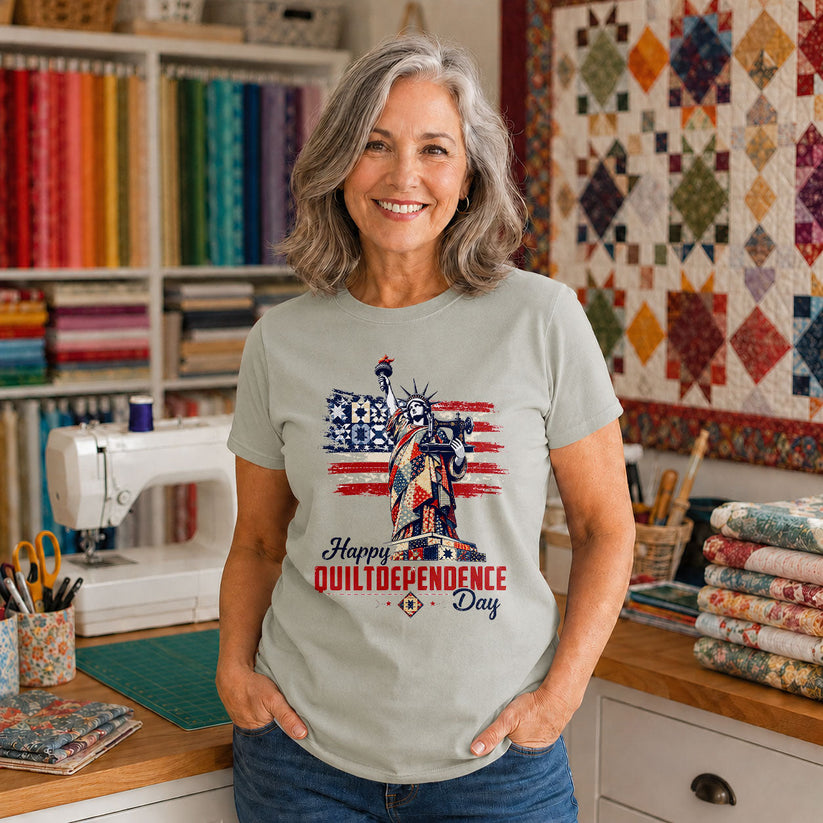 Quiltdependence Day Statue of Liberty - Black view 5
