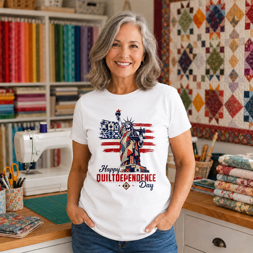 Quiltdependence Day Statue of Liberty - Black view 6