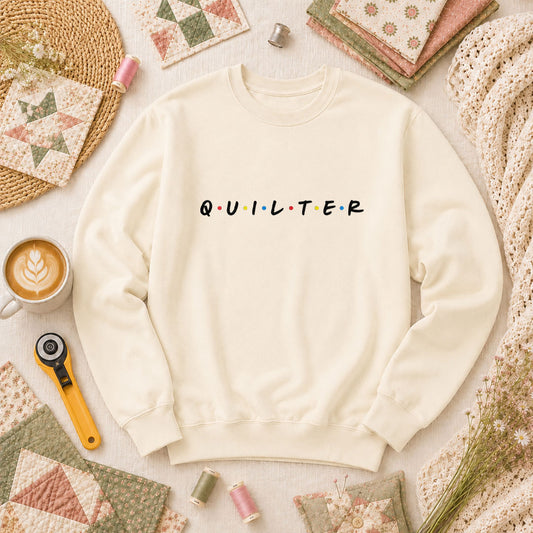 Quilter Friends Long Sleeve - Natural