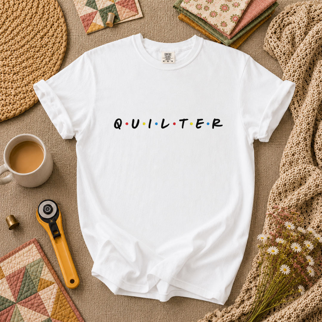 Quilter Friends T-Shirt - White
