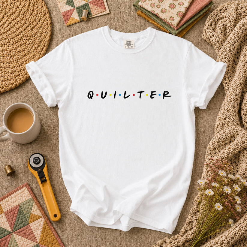 Quilter Friends T-Shirt - White