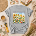 Quilter Turns Scraps Into Masterpieces Sunflowers T-Shirt