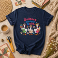 Quilters Gonna Quilt Three Ducks Quilting Trio T-Shirt