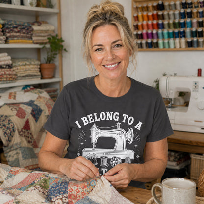 I Belong To A Quilt Gang T-shirt