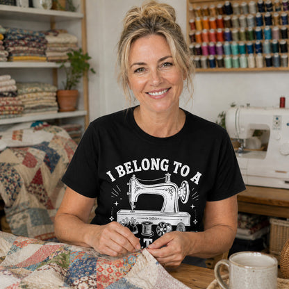 I Belong To A Quilt Gang T-shirt