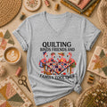 Quilting Binds Friends And Family Together Women's V-Neck