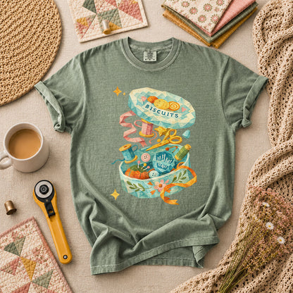Quilting Box T-Shirt - Forest