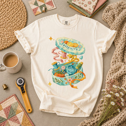 Quilting Box T-Shirt - Ivory