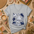 Quilting Cats And Kittens Women's V-Neck