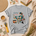 Quilting Diva Vintage Woman Cat Sewing T-Shirt