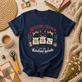 Quilting Friends Are My Kindred Spirits Cats T-Shirt