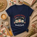 Quilting Friends Are My Kindred Spirits Cats Women's V-Neck