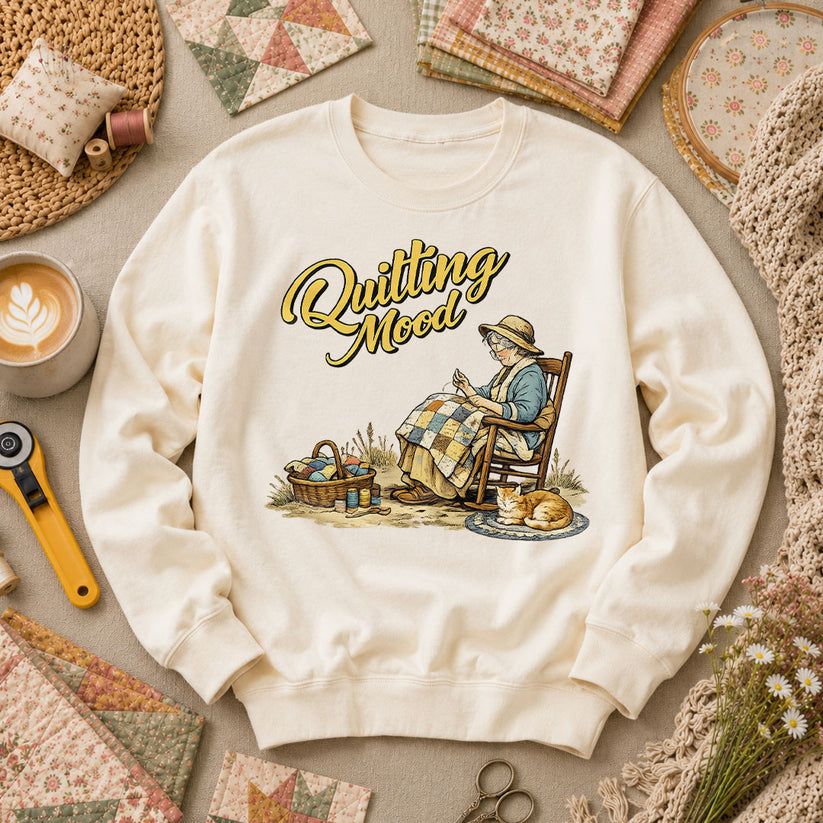 Quilting Mood Grandma Long Sleeve - Natural