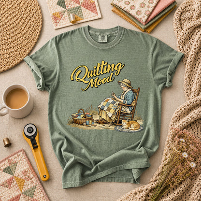 Quilting Mood Grandma T-Shirt - Forest Green