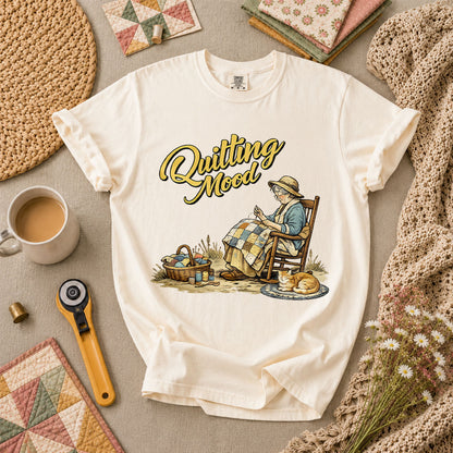 Quilting Mood Grandma T-Shirt - Ivory