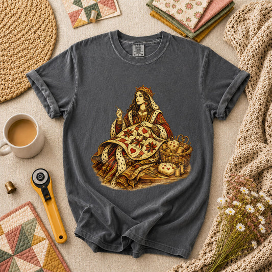 Quilting Queen Vintage T-Shirt - Grey