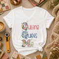 Quilting Quiets Me Women's V-Neck
