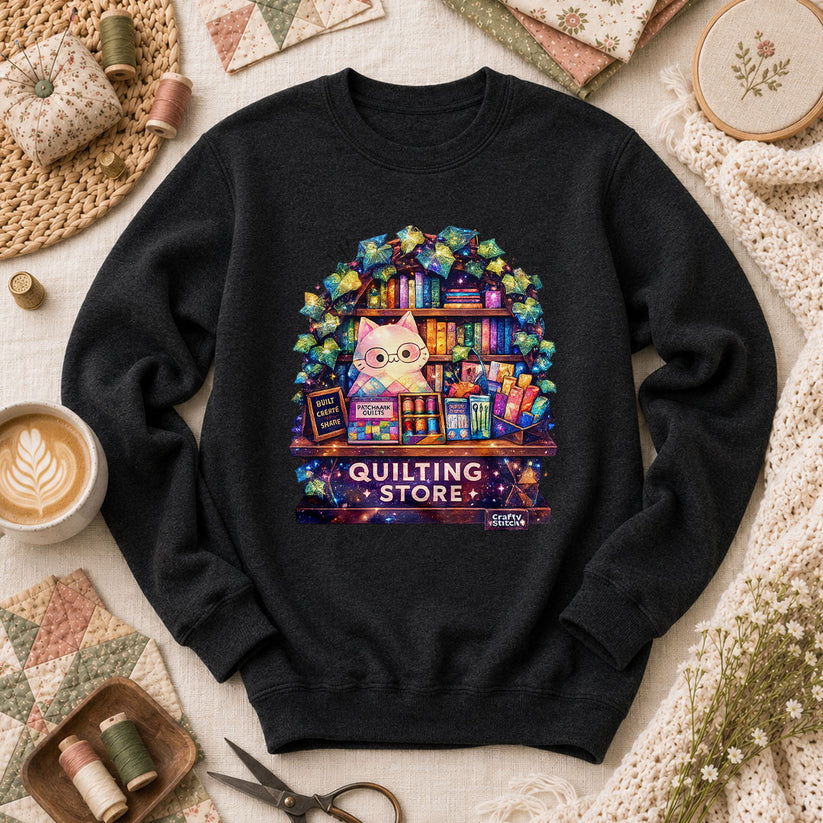 Quilting Store Long Sleeve - Black