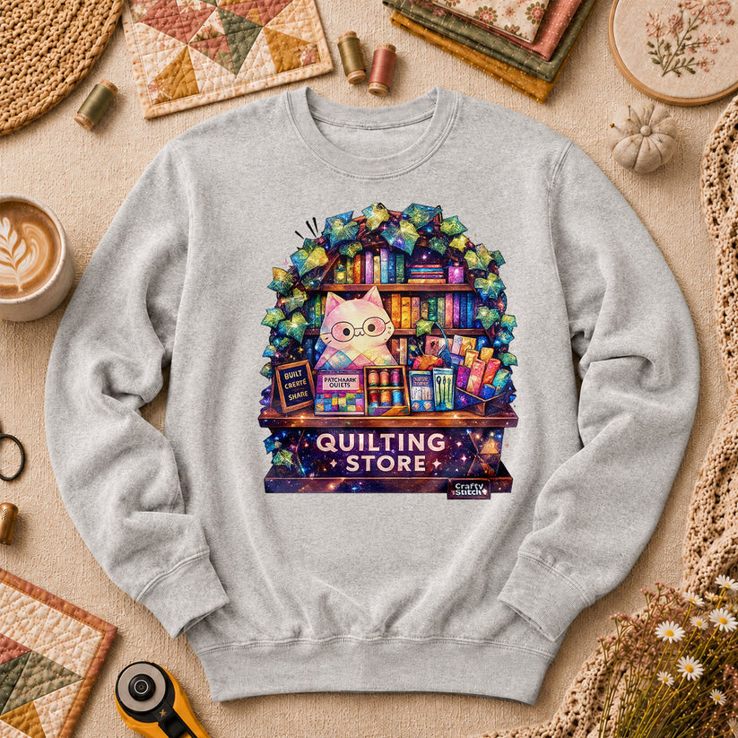 Quilting Store Long Sleeve - Sport Grey