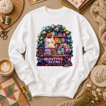 Quilting Store Long Sleeve - White