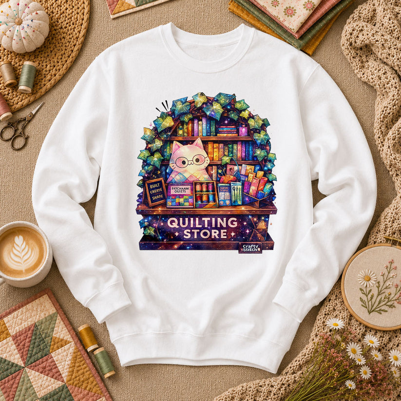 Quilting Store Long Sleeve - White