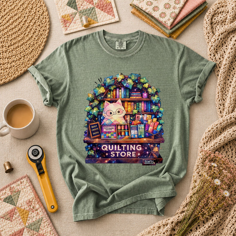 Quilting Store T-Shirt - Forest