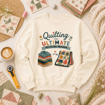 Quilting The Ultimate Recycling Program Long Sleeve - Natural