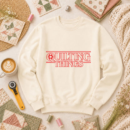 Quilting Things Long Sleeve - Natural