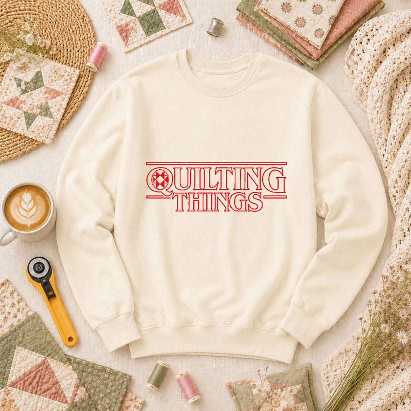 Quilting Things Long Sleeve - Natural
