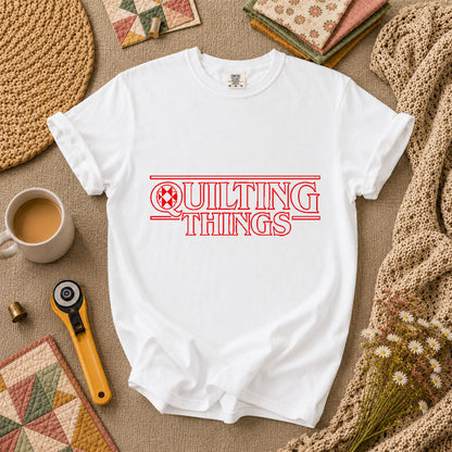 Quilting Things T-Shirt - White